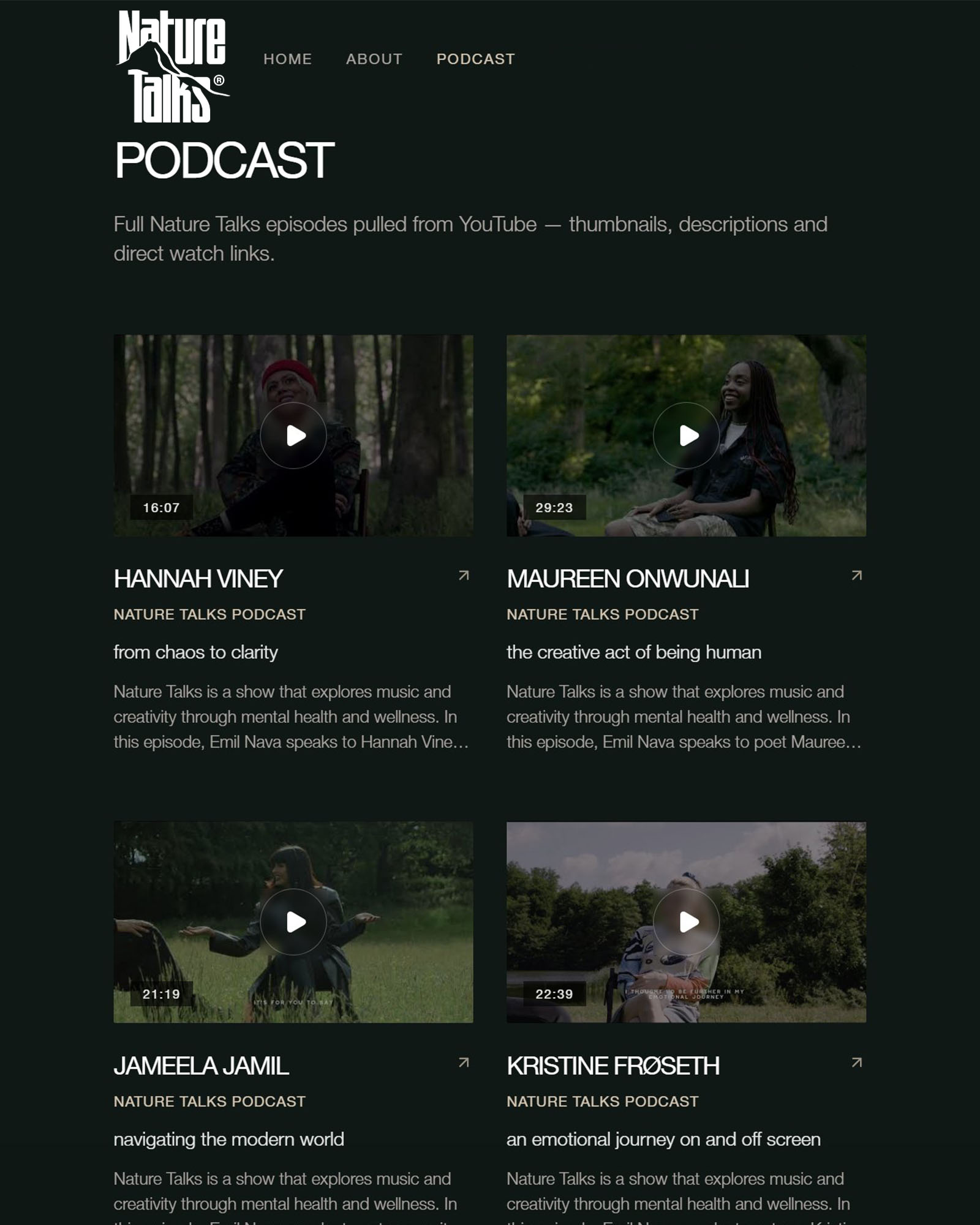 Nature Talks thumbnail